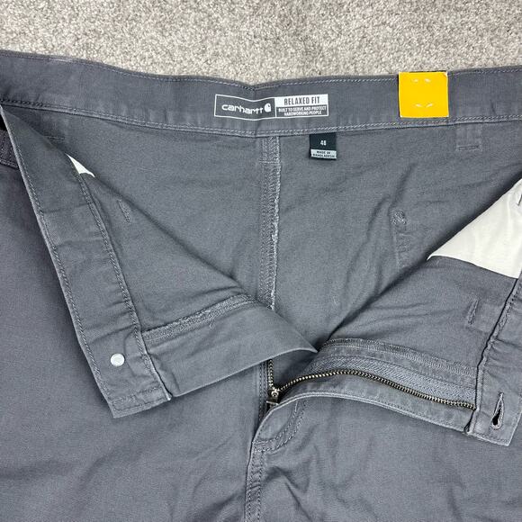 NWT- Carhartt Rugged Flex Relaxed Fit Canvas Work Shorts size 46 - Picture 2 of 6